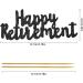 Glitter Happy Retirement Cake Topper Retirement Cake Decoration Retired Cupcake Toppers for Retirement Party Cake Decoration Supplies Men Women Y7TXCP (black) - Buy Online on GoSupps.com