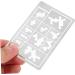 NUOBESTY Paper Wood Scrapbooking Reusable Floor Fabric Grass Print Wall Out for Metal Painting on Stencil As Shown 8.50X5.50X0.20CM - Buy Online on GoSupps.com