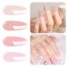 Vishine Jelly Gel Nail Polish Collection Sheer Nude Pink Gel Polish Crystal Transparent Gel Polish Kit Nail Art Varnish Manicure Set 8ML 4PCS Jelly Pinks