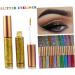 Didiseaon 20 Pcs Metallic Liquid Eyeliner Eyeshadow Shimmery Eyeliner Glitter Eyeliner - Buy Online on GoSupps.com