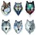 Wyuen 24 Sheets Wolf Temporary Tattoo Sticker - Waterproof Animal Body Art for Women Men - Hand Fake Sticker - W24-01 - Buy Online on GoSupps.com
