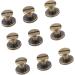 Flat Head Rivets Set - 20 All-Copper Leathercraft Screws & Nuts (5mm) - Essential Tool Accessories for DIY Projects - Buy Online on GoSupps.com