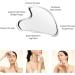 Heart Style Stainless Steel Gua Sha Facial Tool | Tighten Skin & Massage for Face Body Eyes & Neck | Premium Silver Gua Sha for Beauty - Buy Online on GoSupps.com