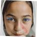 FRCOLOR 2 Pairs Blue Long Eyelashes Halloween Eyelashes Costume Dramatic Long Lashes Handmade False Eyelashes Makeup Long Fake Eyelashes Adhesive Eyelash Paper Cut Aldult 3d - Buy Online on GoSupps.com