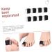 Healeved 4 Pairs Orthopedic Bunion Correct Spacer Set for Men - Black 2.5x2cm - Buy Online on GoSupps.com