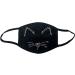 Shop Lulupi Glitter Cat Mouth Protection 3D Printed Washable Cotton Mask - Multifunctional Everyday Face Scarf with Cat & Animal Motif - Buy Online on GoSupps.com