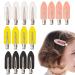 Hair Clips Hair Clips for Girls and Ladies 16 Pieces Non-Folding Hair Clips Sturdy and Durable Styling Claw Tool (Black Pink Yellow White) )