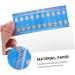 Gatuida 60 STK Dental Color Card Guide | Tooth Bleaching Color Key | Disposable Oral Care Tool for Perfect Smile - Buy Online on GoSupps.com