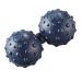 Hedgehog ball massage ball of relaxing gyro massage balls with rotating fingertips for back legs feet hands one-piece massage (blue)