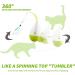 Interactive Cat Feather Toy | Automatic Cat Wand Toy with Catnip | Fun Culbuto Kitten Toys | All for Paws Pet Toys - Buy Online on GoSupps.com