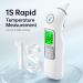 Professional Ear Thermometer for Adults and Babies | 3-Color Fever Alert | Mute Mode | Reading Storage | Disposable Probe Covers - Gray - Buy Online on GoSupps.com