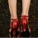 Buy TangDao Women's Salsa Latin Dance Shoes | Strappy Block Heel Tango Pumps in Red - Size 41 EU - Buy Online on GoSupps.com