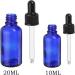 BlueXP 4 Pack Blue Amber Empty Glass Bottle with Pipettes Dropper10ml 20ml Boston Refillable Glass Bottle with Black Screw Cap and Essential Oil Aromatherapy Eye Drops Reagent Liquid Bottle - Buy Online on GoSupps.com