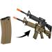 Lancer Tactical Full Metal M4/M16 300 Round High Cap Airsoft Magazine - Tan - Buy Online on GoSupps.com