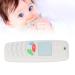 Safe Silicone Teething Toy - Funny Mobile Phone Shaped (Milky White) - Buy Online on GoSupps.com