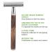 Old Fashioned Double-Edged Razor Set - Smooth Manual Shave with Bamboo Grip | Perfect Men's Gift - Buy Online on GoSupps.com