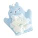 Kid Shower Brush Bath Scrubber Body Wash Towel - Comfortable Kid's Bath Towel Sponge Children's Body Wash Sponge for Gentle Cleansing Blue