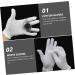 FOMIYES 30 Pairs Overnight Moisture Gloves White Cotton Gloves for Dry Hands Stretchable Gloves White Gloves Women Bedtime Cotton White Gloves Bulk Cutting Slugging Lotion Women's Washable - Buy Online on GoSupps.com