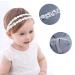 Flohayo Baby Girl Lace Headband - Soft Elastic Cotton Hair Band for Newborns & Toddlers | Perfect for Baby Shower, Baptism & Wedding Parties - Buy Online on GoSupps.com