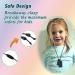 Sensory Chew Necklace for Kids and Adults - Silicone Dog Tag Pendant for Autism ADHD SPD PICA - Fidget Chewable Necklaces (Black) - Buy Online on GoSupps.com