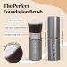 Flat Top Retractable Makeup Brush | Keshima Kabuki Brush for Liquid Powder & Cream Makeup - Buy Online on GoSupps.com