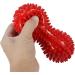 Verdant Touch Spiky Massage Therapy Ball - Fitness & Mobility Tool for Pain Relief Stress Relief | Red Peanut Ball - Buy Online on GoSupps.com