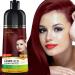 Herbishh Hair Color Shampoo for Gray Hair   Magic Hair Dye Shampoo   Colors Hair in Minutes Long Lasting 500 Ml 3-In-1 Hair Color Ammonia-Free | Herbishh (Grape Red)
