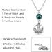 WSNANG Scottish Thistle Necklace - Elegant Thistle Pendant for Women | Scottish Blessing Jewelry in Silver - Buy Online on GoSupps.com