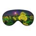 Moon Sunflower Sleep Masks Eye Cover Blackout with Adjustable Elastic Strap Night Blindfold for Women Men Yoga Travel Nap