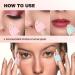Buy Mini Triangle Makeup Puffs - Soft Cosmetic Sponges for Setting Powder & Foundation | Perfect for Women - 6 Pack - Buy Online on GoSupps.com