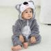 COOKY.D Baby Hooded Rompers for 3-6 Months - Koala Design | Winter Flannel Jumpsuit Pajamas for Infants 2-36 Months - Buy Online on GoSupps.com