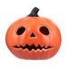 HOMSFOU Pumpkin Lantern Light up Pumpkins Led Pumpkin Lights Electric Pumpkin Lights Orange Pumpkin Lights Light up Pumpkin Decor Pumpkin Led Lights Led Decor Plastic Prop Lights Hollow