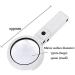 Portable Magnifier Multi-Purpose Times 11 Times Eight LED Lights Handheld Bracket Desktop Reading Maintenance Magnifier Full of Stars - Buy Online on GoSupps.com