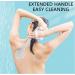 Long Handle Back Scrubber with Soap Dispenser - Exfoliating Body Shower Brush - Buy Online on GoSupps.com