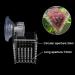 Acrylic V-Shape Automatic Fish Feeder | Red Worm & Brine Shrimp Food Cup with Suction Cup - Buy Online on GoSupps.com