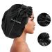 Extra Large Shower Cap for Dreadlocks - Adjustable & Reusable - Waterproof Bath Cap for Women, Girls, Braids, Long Hair (Black) | TRENDYSUPPLY - Buy Online on GoSupps.com