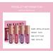 Glitter Lipstick Set | Long Lasting Metallic Shades | Purple Red Matte to Sparkly Gloss | Lip Gloss Kit for Women - 4 Colors - Buy Online on GoSupps.com