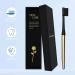 Extra Soft Gold Manual Toothbrush for Sensitive Gums | Luxury Travel Toothbrush with Silicone Bristles | Perfect for Adults & Kids - Buy Online on GoSupps.com