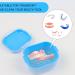 Prohese Dental Care Kit: Sieve Can for Storing Bite Rails & Cleaning Solutions for Dentures - Blue - Buy Online on GoSupps.com