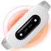 Electric Heating Pad  Portable Menstrual Heating Pad for Cramps  Cordless Wearable Heating Pad with 4 Heat Levels  4 Massage Modes  Large Heating Belly Wrap Belt (White)  Gift for Her/Him
