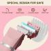 Waterproof Bikini Trimmer for Women Electric Razor for Bikini Legs Pubic Hair Rechargeable Electric Shaver for Women Hair Removal with Snap-in Ceramic Blades IP7X Washable Head Wet and Dry Use Pink - Buy Online on GoSupps.com