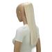 CAISHA 22" Hairpiece Ponytail Extension Heat-Resistant Synthetic Fiber Straigth Platinum Blonde PH514 platinum blonde #513A PH514
