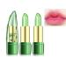 Gokame aloe vera lip care stick aloe vera lipstick lipstick with magical temperature lipstick color change long -lasting (2PCs)
