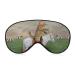 Funny Cat Riding Horse Sleep Mask Eye Cover for Sleeping Blindfold with Adjustable Strap Blocks Light Night Travel Nap for Men Women