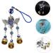 OSALADI Turkish Eye Wall Hanging 3 pcs Delicate Owl Bell Pendant Creative Wall Ornament Unique Home Pendant Bluex3pcs 25x6.8cmx3pcs - Buy Online on GoSupps.com