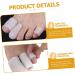 Hemoton 10pcs Bunion Separator Protectors - Gel Silicone Sleeves for Men - White 3x2.5cm - Buy Online on GoSupps.com