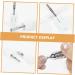 FOMIYES Tools Nail Grinding Heads Professional Drill Bits Manicure Drill Bits Cuticle Drill Bits for Nails Safety Bits for Nail Drill Nail Bit Portable Polishing Head Stainless Steel - Buy Online on GoSupps.com