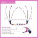 Cojwis 4 Pack Women's Reading Glasses - Stylish Patterns & Spring Hinges | 1.25x Magnification (4 Color Mix) - Buy Online on GoSupps.com