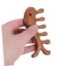 Hapinary Fish Shape Massage Comb | Wooden Broad Tooth Comb for Curly Hair | Ergonomic Acupuncture Scalp Massager - Buy Online on GoSupps.com