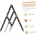 Angoily 5 pcs Mean Measure Three-point Steel Stencils Metal Generation Golden Tools Stainless Gadgets 25x5x0.6cmx5pcs Blackx5pcs - Buy Online on GoSupps.com
